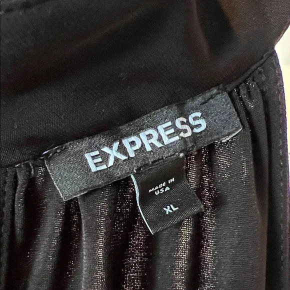 Express Elegant Black Sleeveless Dress - Picture 2 of 4
